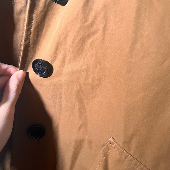 Barbour By Alexa Chung Brown Glenda Trench Coat in Monks Robe US 10 - Picture 14 of 14